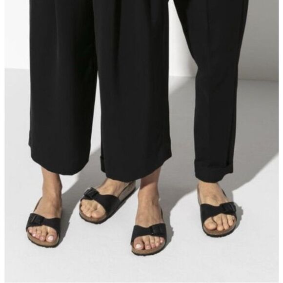 Birkenstock Unisex Madrid Birko-Flor Single-Strap Slide Sandal Size 42 - Picture 16 of 16